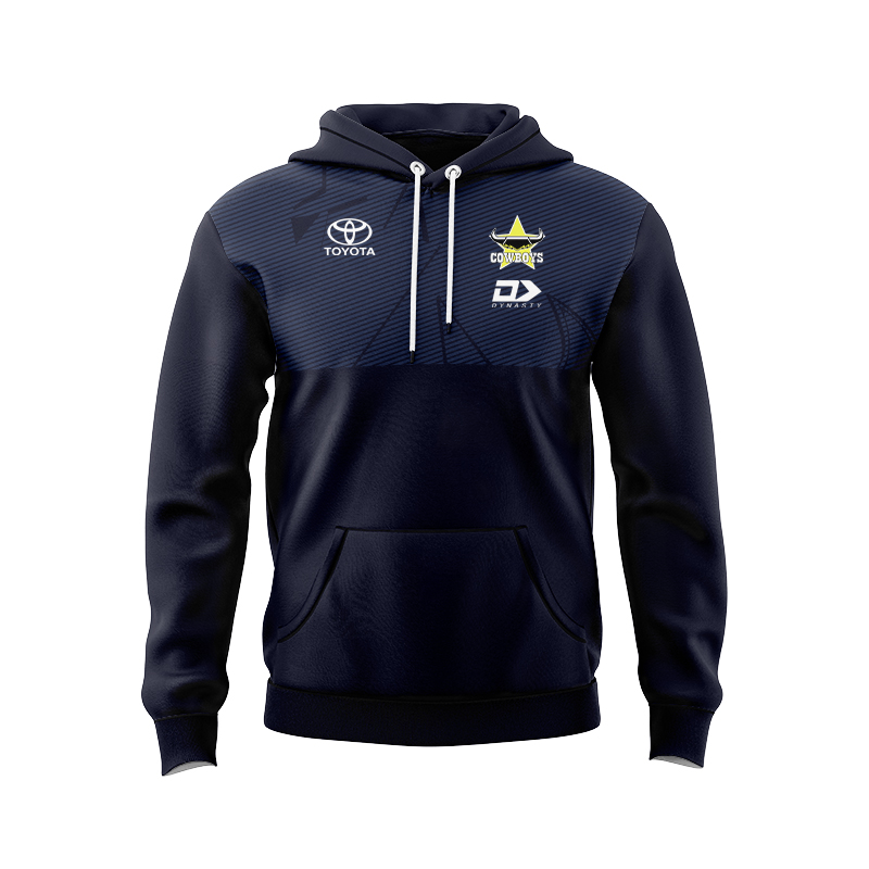 NRLW North Queensland Cowboys 2024 Media Hoodie