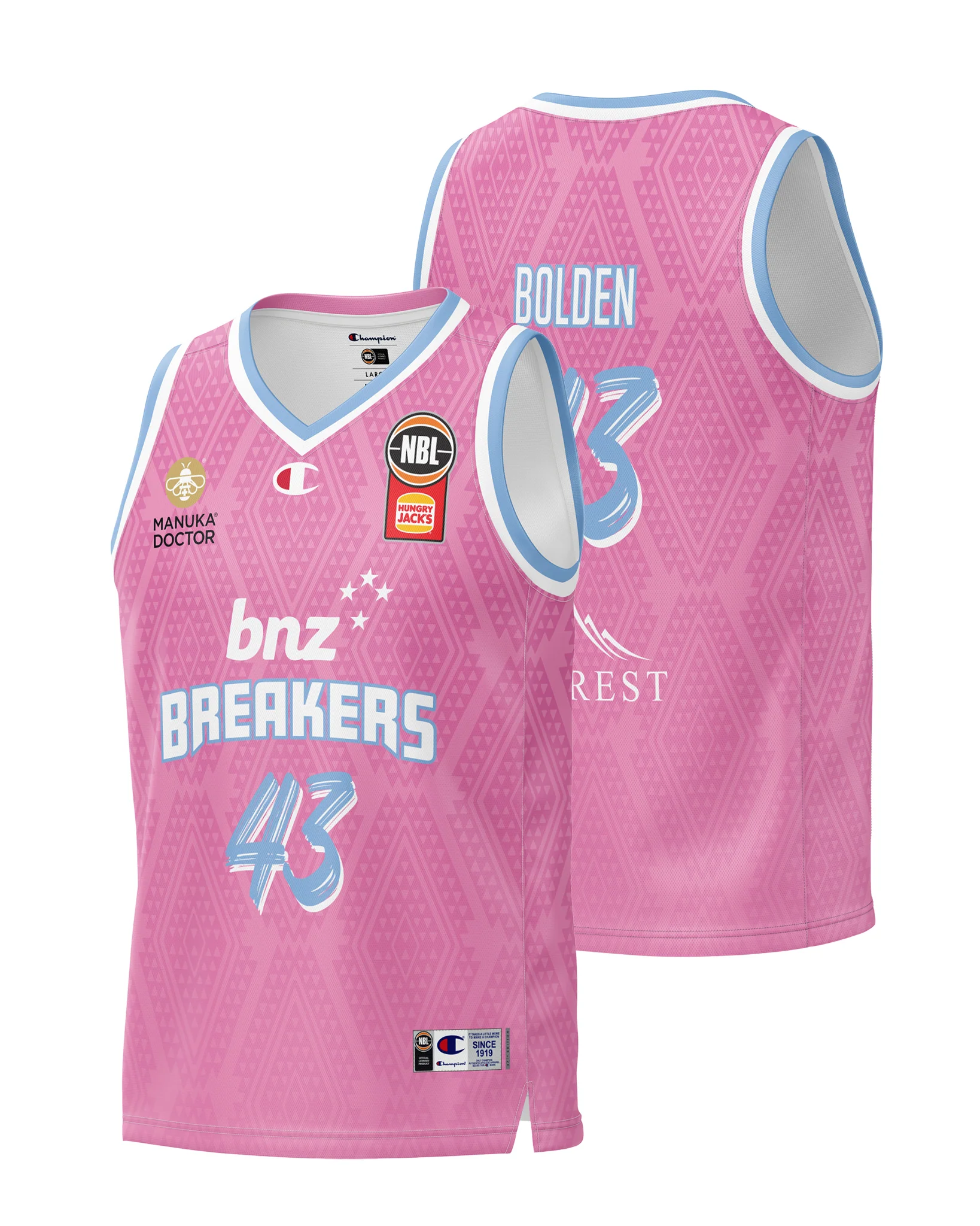 New Zealand Breakers 24/25 Primary Jersey - Jonah Bolden