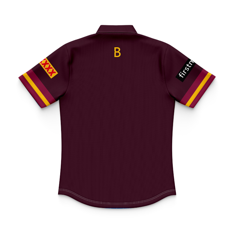 Kid's NRL Brisbane Broncos 2021 Training Polo Shirt