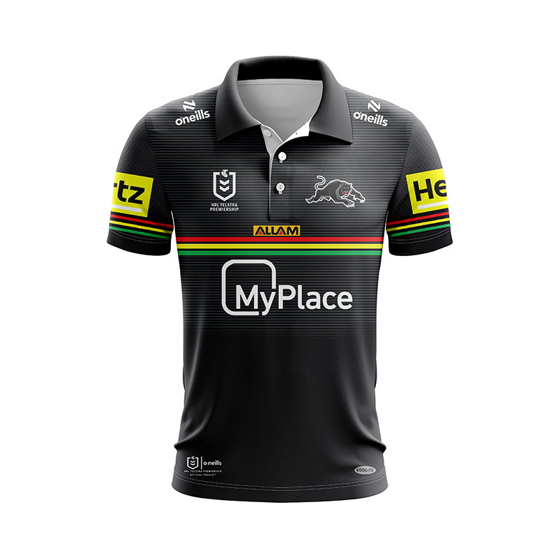NRL Penrith Panthers 2024 Home Polo Shirt