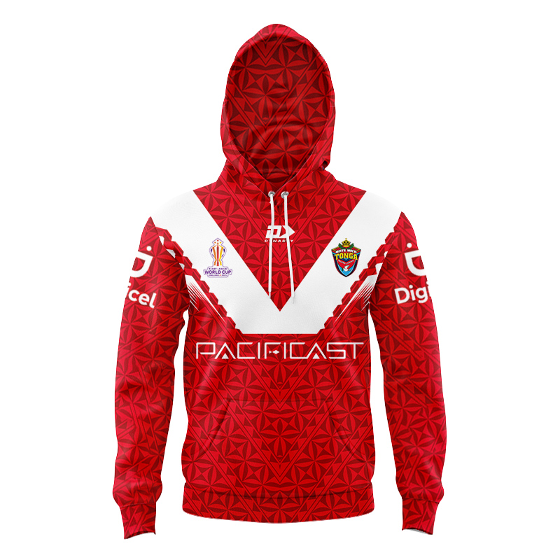 Kid's Tonga Rugby 2022 RWC Home Hoodie