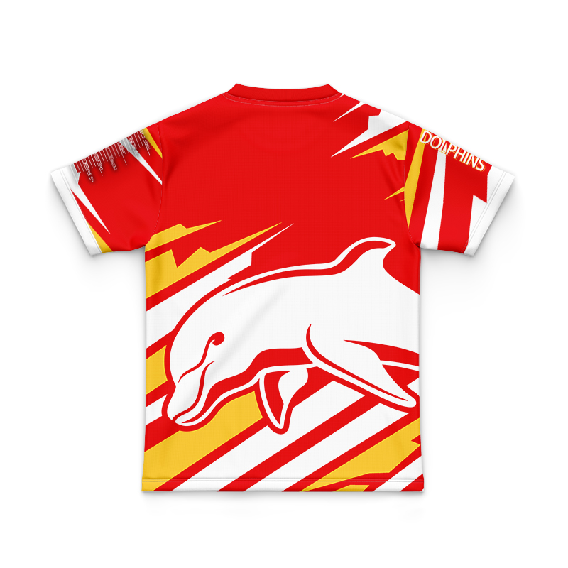 Kid's NRL Dolphins 2024 'FISHFINDER' Jersey