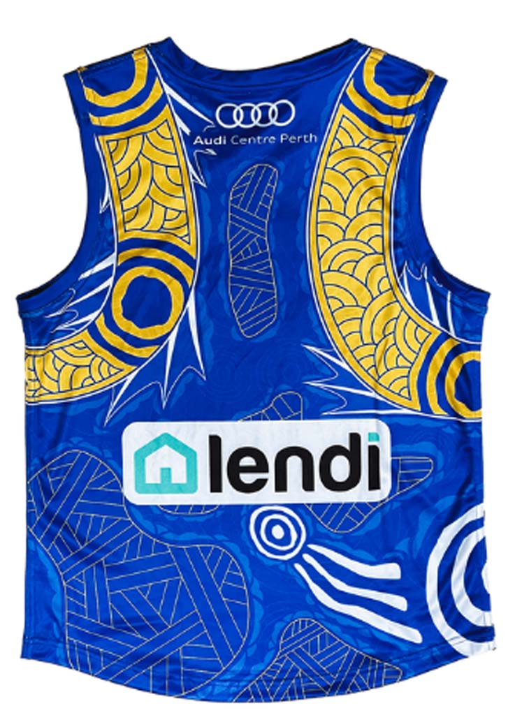 AFL West Coast Eagles 2022 Indigenous Guernsey