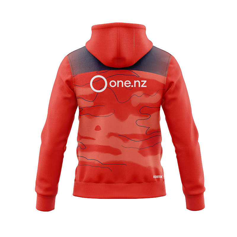 NRL New Zealand Warriors 2024 Dynasty Orange Training Zipper Hoodie