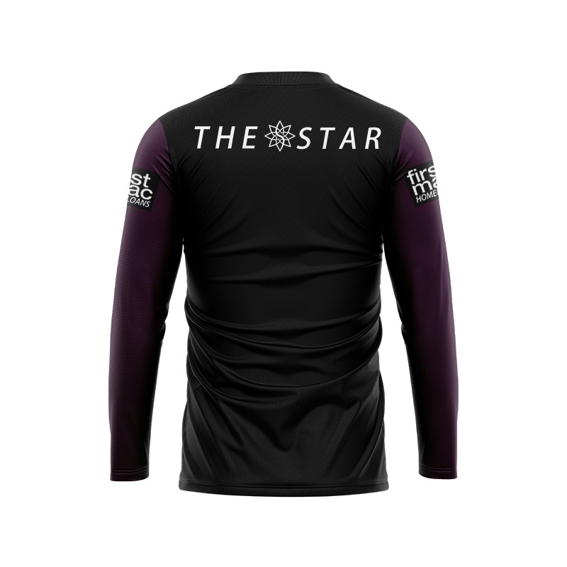 NRL Brisbane Broncos 2024 Long Sleeve Alternate Jersey