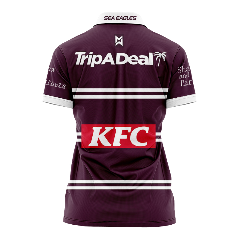 Women's NRL Manly Warringah Sea Eagles 2024 Home Polo Shirt