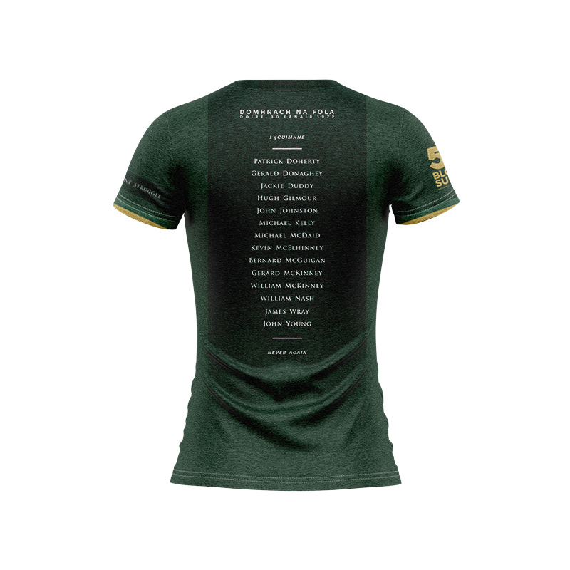 Women's Derry Bloody Sunday GAA 2022-23 Commemoration Jersey