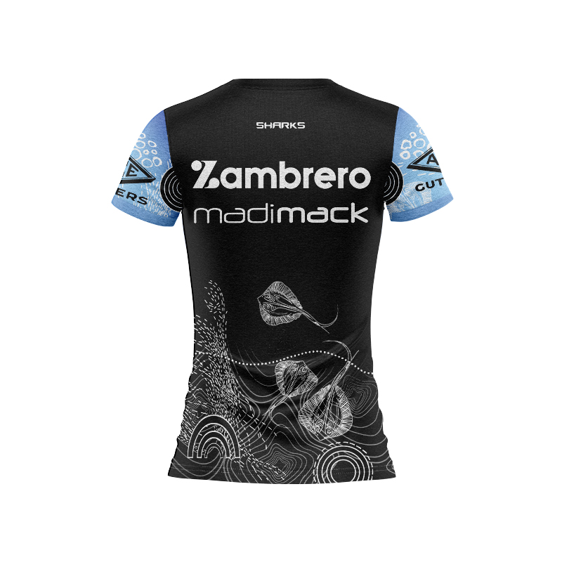 Women's NRL Cronulla-Sutherland Sharks 2024 Indigenous Training Jersey