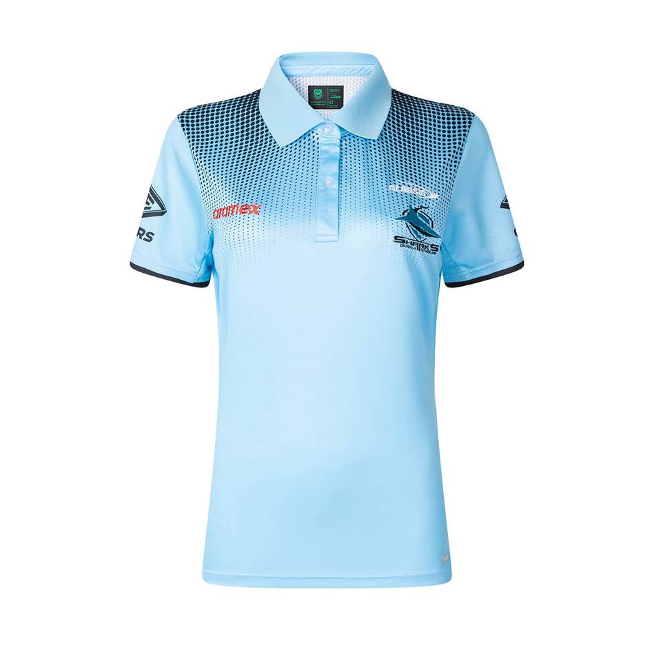 Women's NRL Cronulla-Sutherland Sharks 2025 Players Polo Shirt