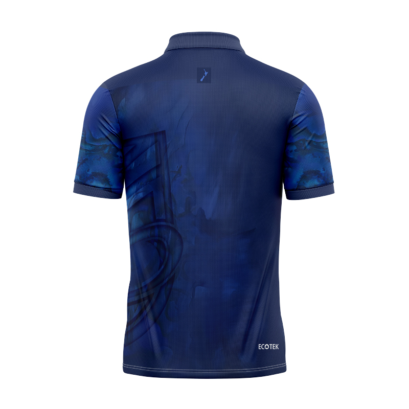 NRL New Zealand Warriors 2025 Paua Warm Up Polo Shirt