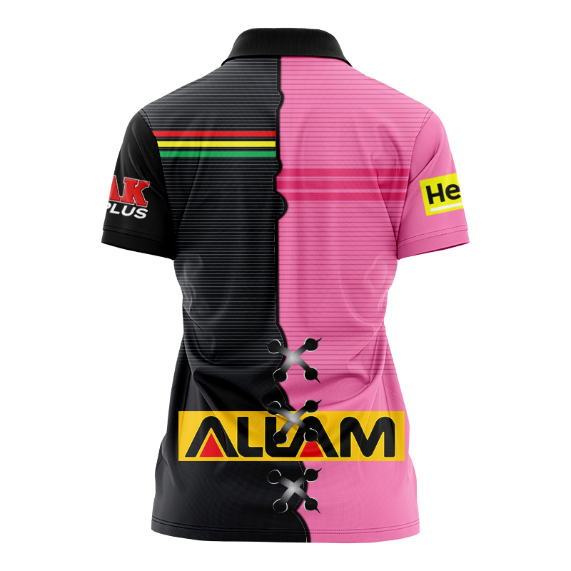 Women's NRL Penrith Panthers 2023 Mix Polo Shirt