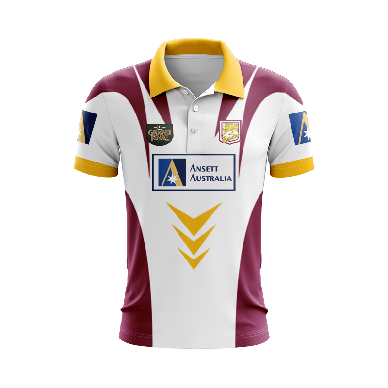 NRL Brisbane Broncos 1998 Retro Polo Shirt