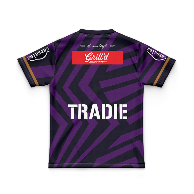 Kid's NRL Melbourne Storm 2024 ANZAC Jersey