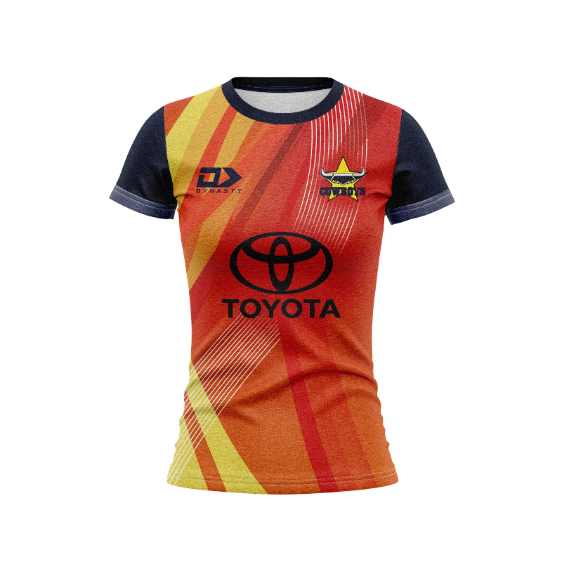 Women's NRL North Queensland Cowboys 2024 Warm Up Jersey