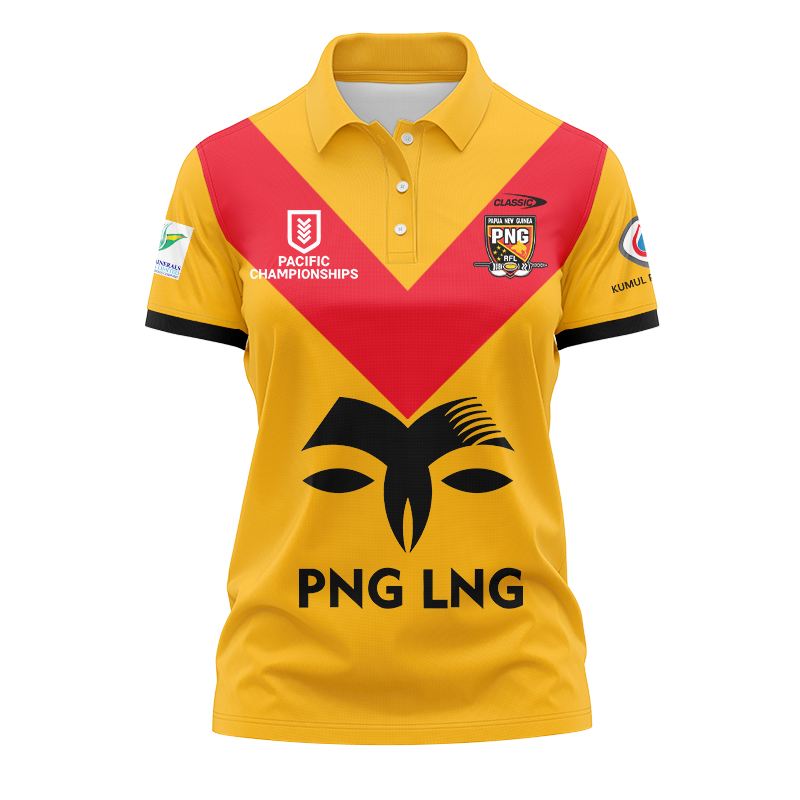 Women's Papua New Guinea Kumuls 2024 Pacific Championships Polo Shirt