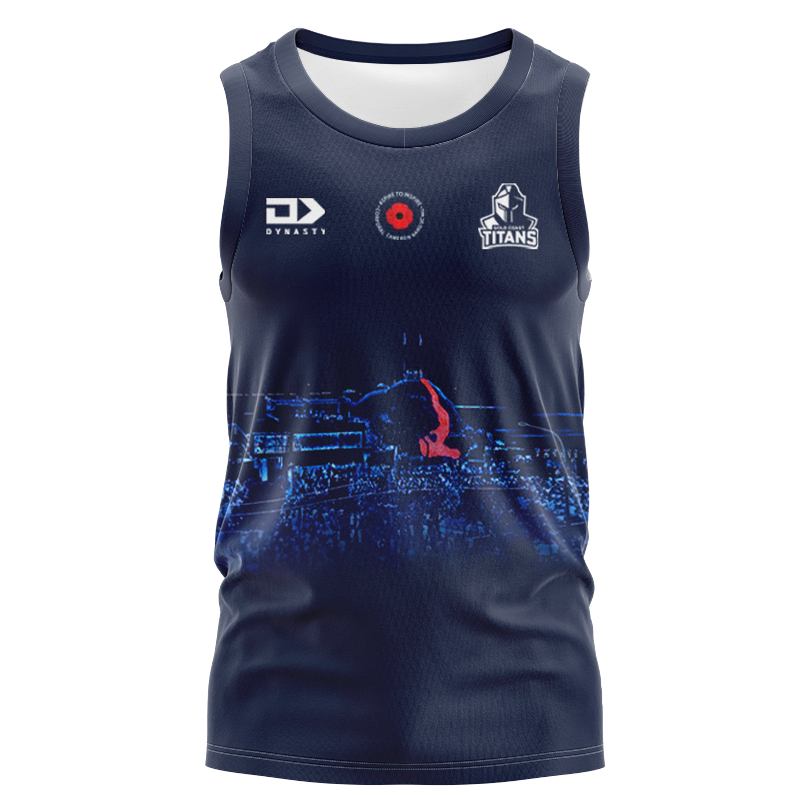NRL Gold Coast Titans 2024 ANZAC Singlet