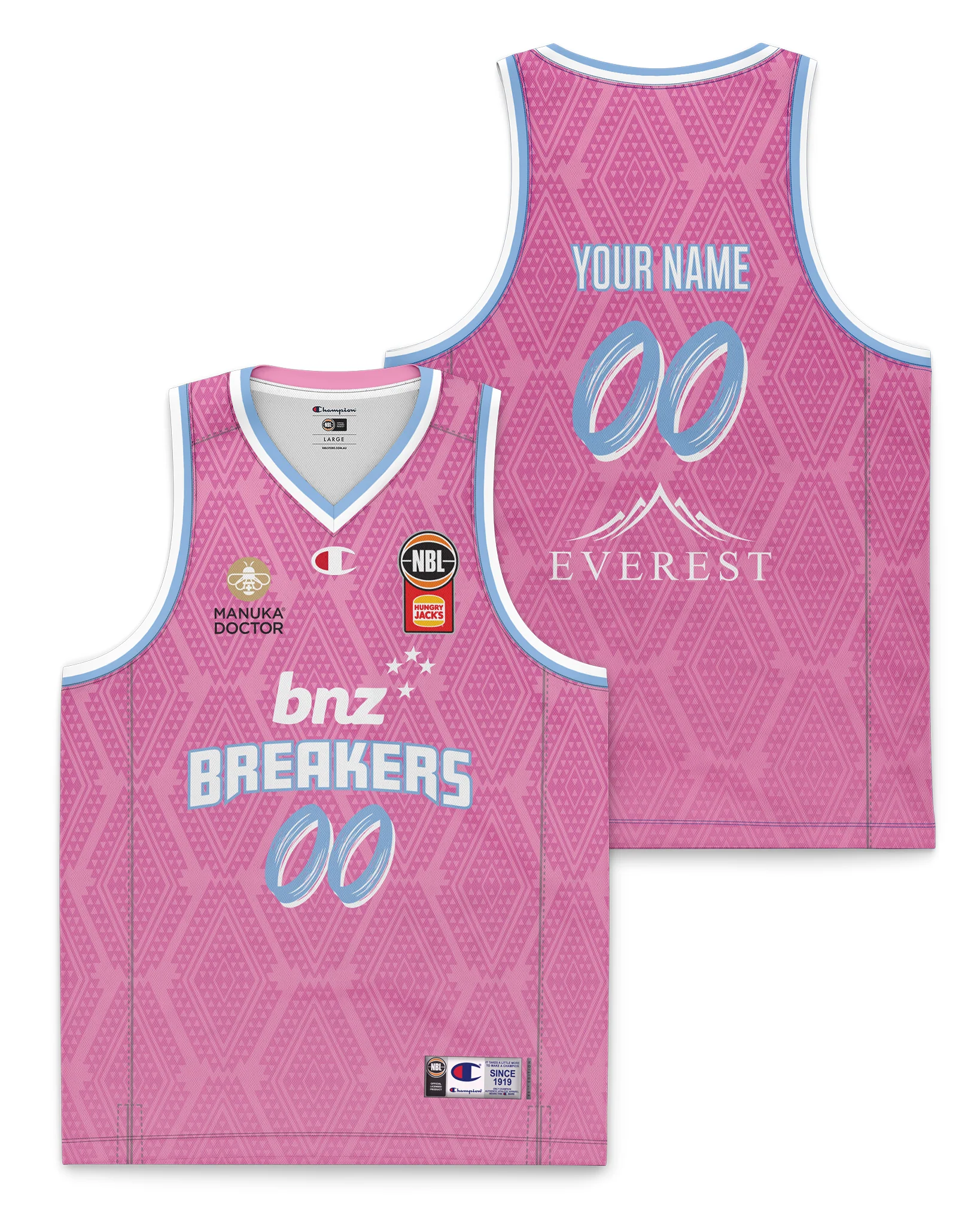 New Zealand Breakers 24/25 Youth Primary Jersey - Personalised