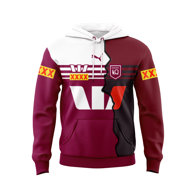 NRL QLD Maroons 2024 Mix Hoodie