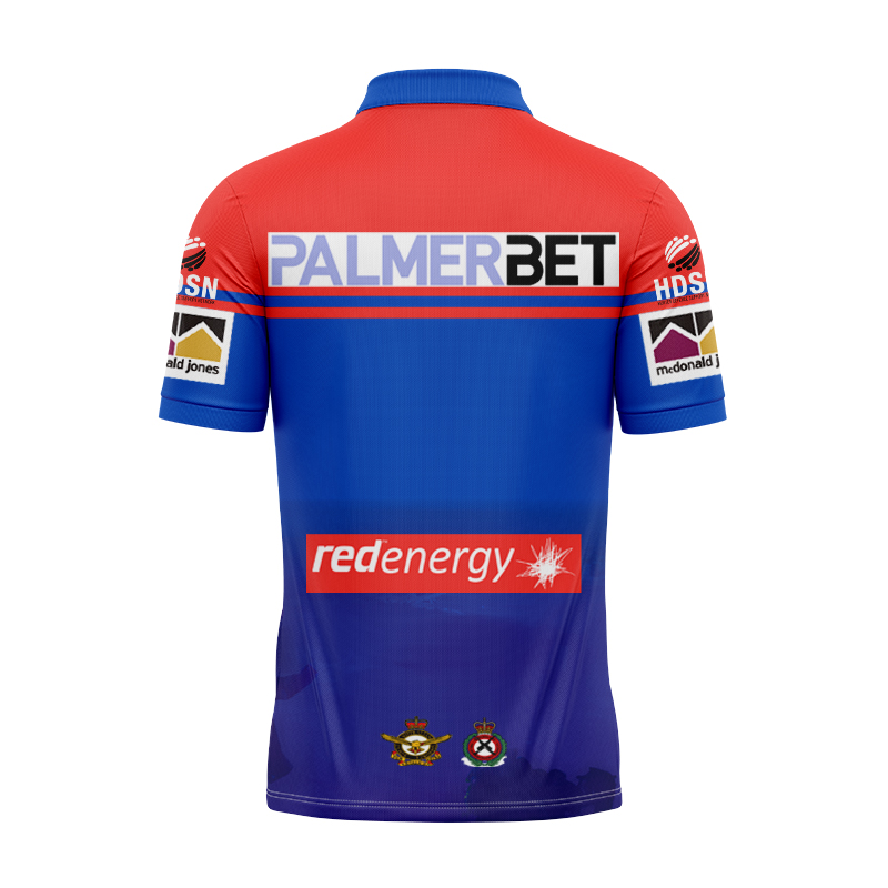 NRL Newcastle Knights 2024 Retail Commemorative Polo Shirt