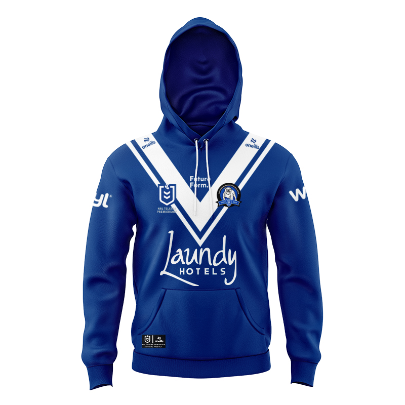 Kid's NRL Canterbury-Bankstown Bulldogs 2025 Away Hoodie