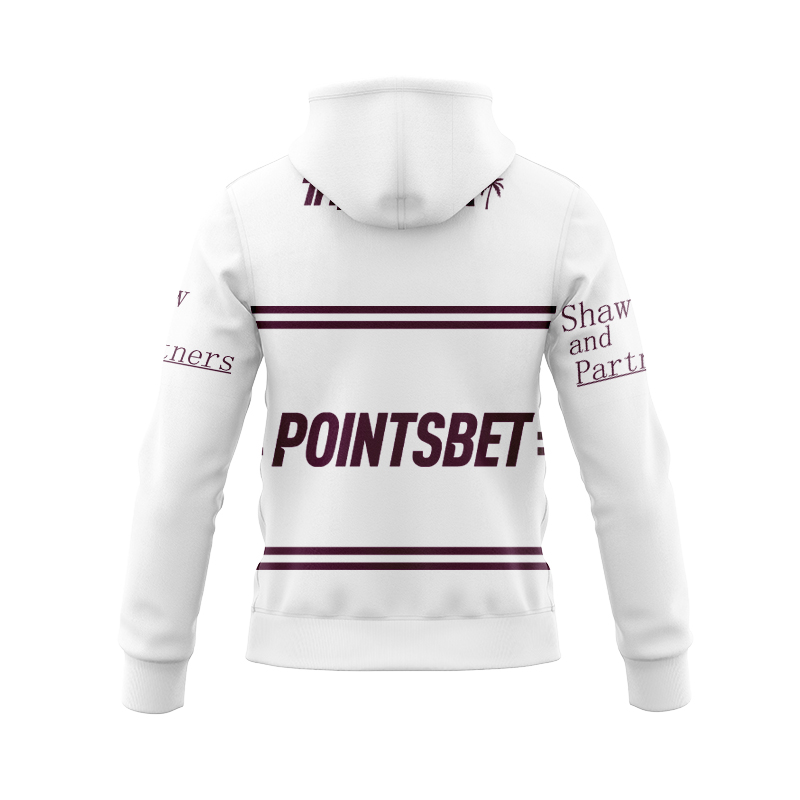 NRL Manly Warringah Sea Eagles 2023 Away Zipper Hoodie
