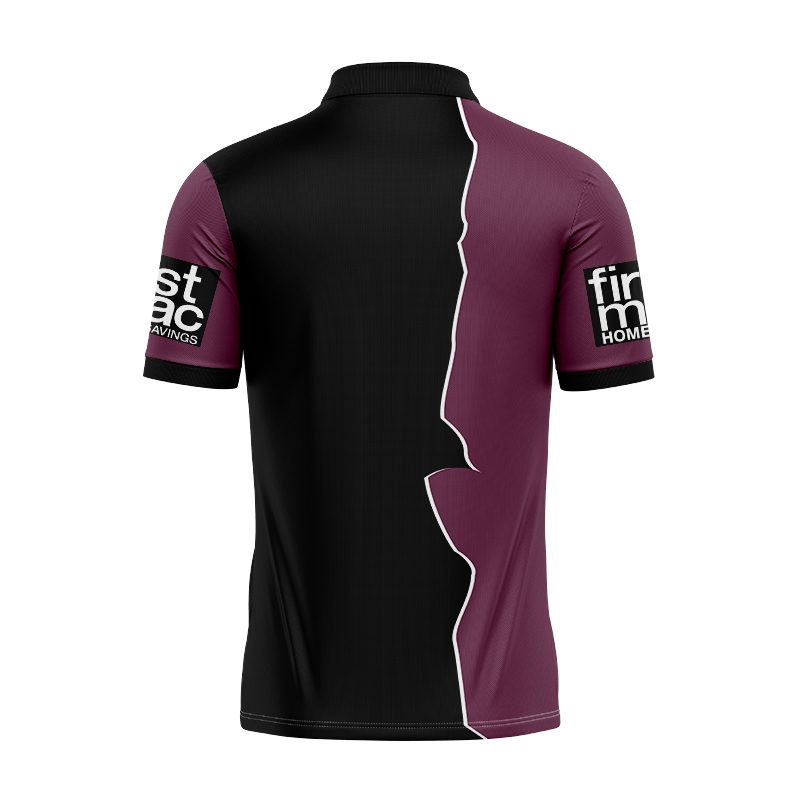 NRL Brisbane Broncos 2024 Training Mix Polo Shirt