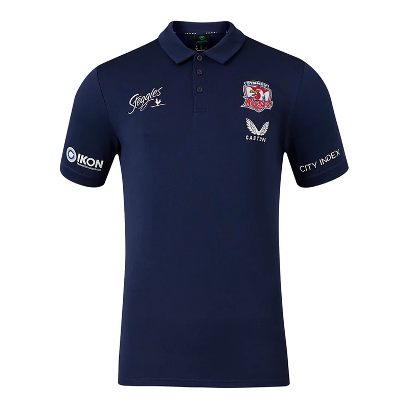 NRL Sydney Roosters 2024 Navy Polo Shirt