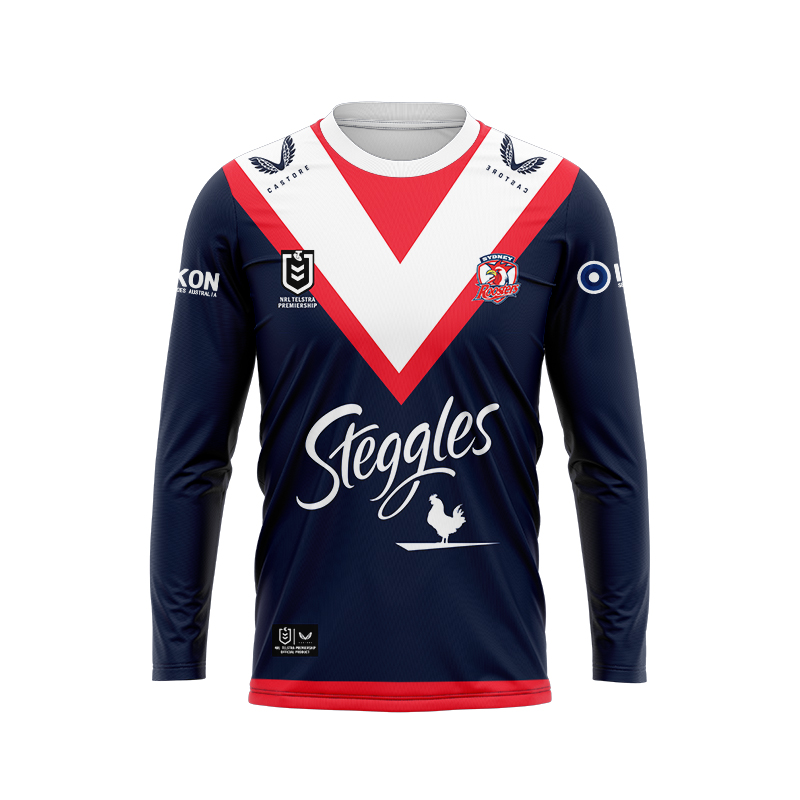 NRL Sydney Roosters 2024 Long Sleeve Home Jersey