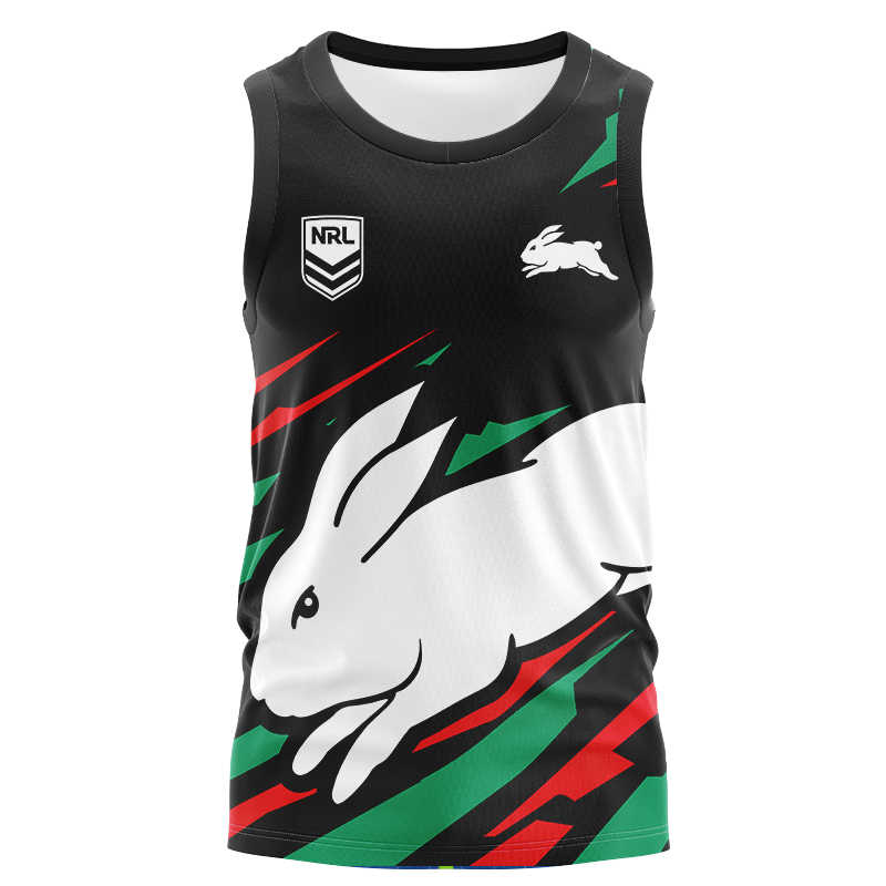 NRL South Sydney Rabbitohs 2024 ANZAC Singlet