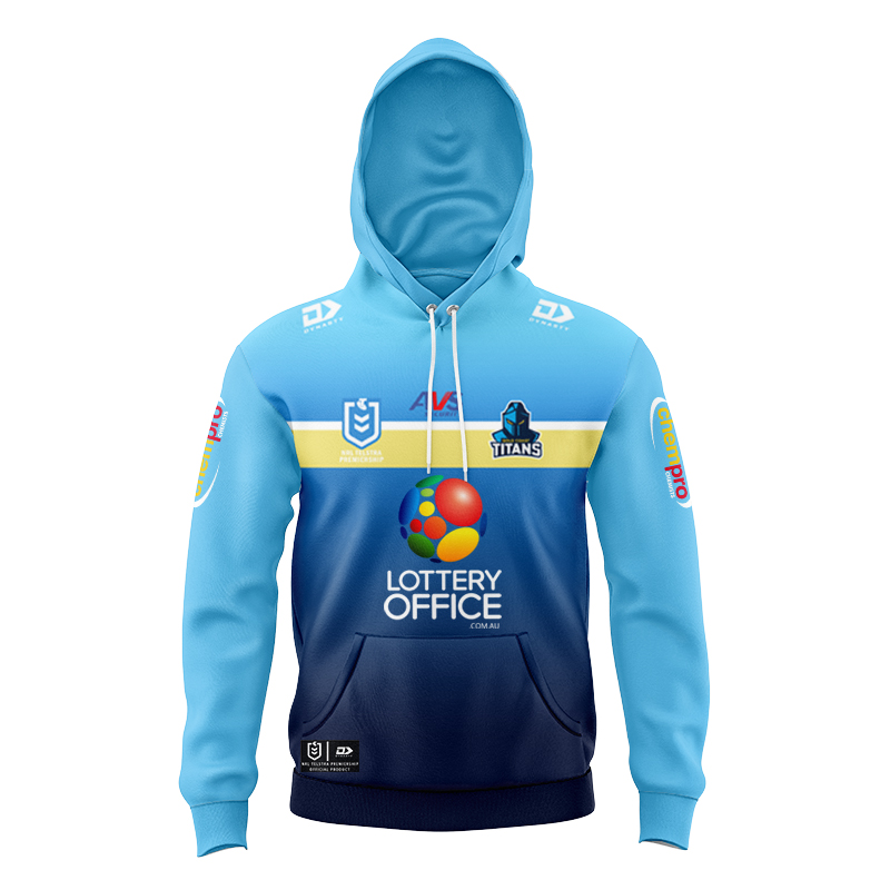 Kid's NRL Gold Coast Titans 2024 Home Hoodie