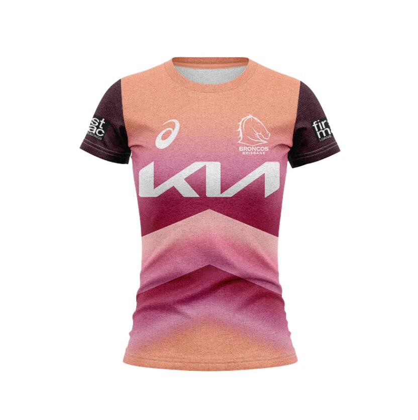 Women's NRL Brisbane Broncos 2024 Sunstone Training Jersey