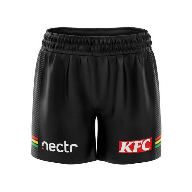 Kid's NRL Penrith Panthers 2025 Home Shorts