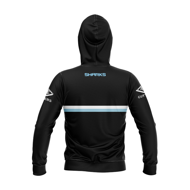 Kid's NRL Cronulla-Sutherland Sharks 2024 Media Hoodie