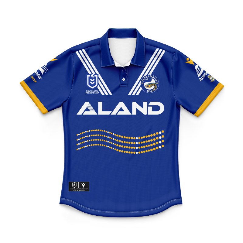 Kid's NRL Parramatta Eels 2024 ANZAC Polo Shirt