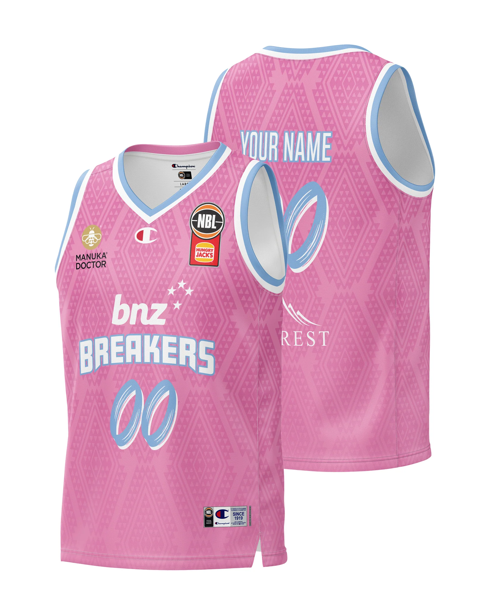 New Zealand Breakers 24/25 Primary Jersey - Personalised