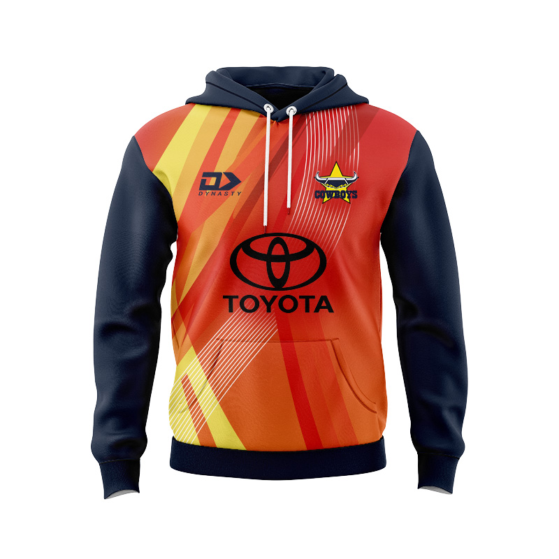 NRL North Queensland Cowboys 2024 Warm Up Hoodie