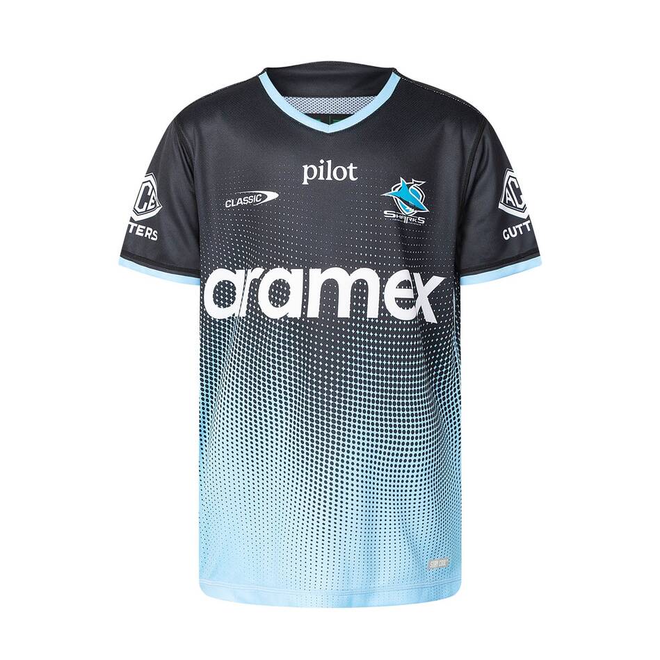 Kid's NRL Cronulla-Sutherland Sharks 2025 Blk Training Jersey