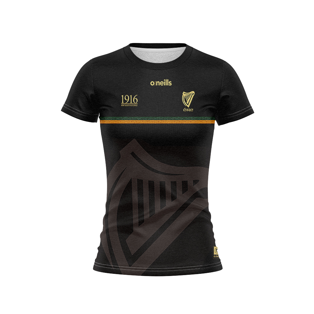 Women's GAA New 1916 Commemoration Player Fit Jersey Black