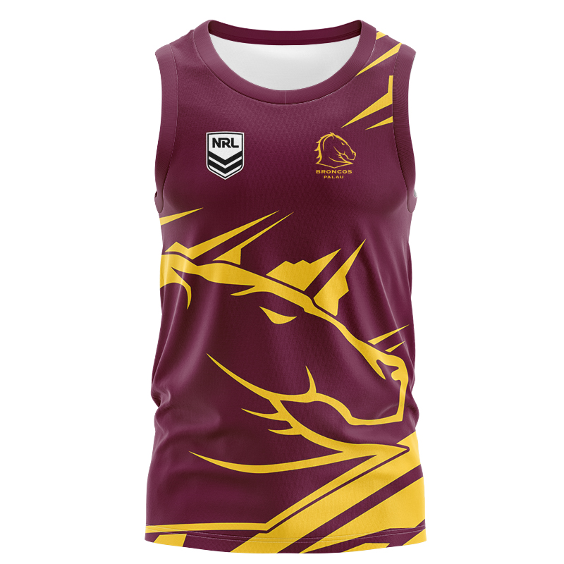 NRL Brisbane Broncos 2024 'FISHFINDER' Singlet