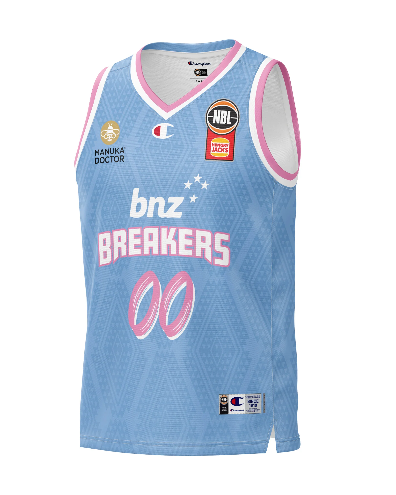 New Zealand Breakers 24/25 Alternate Jersey - Personalised