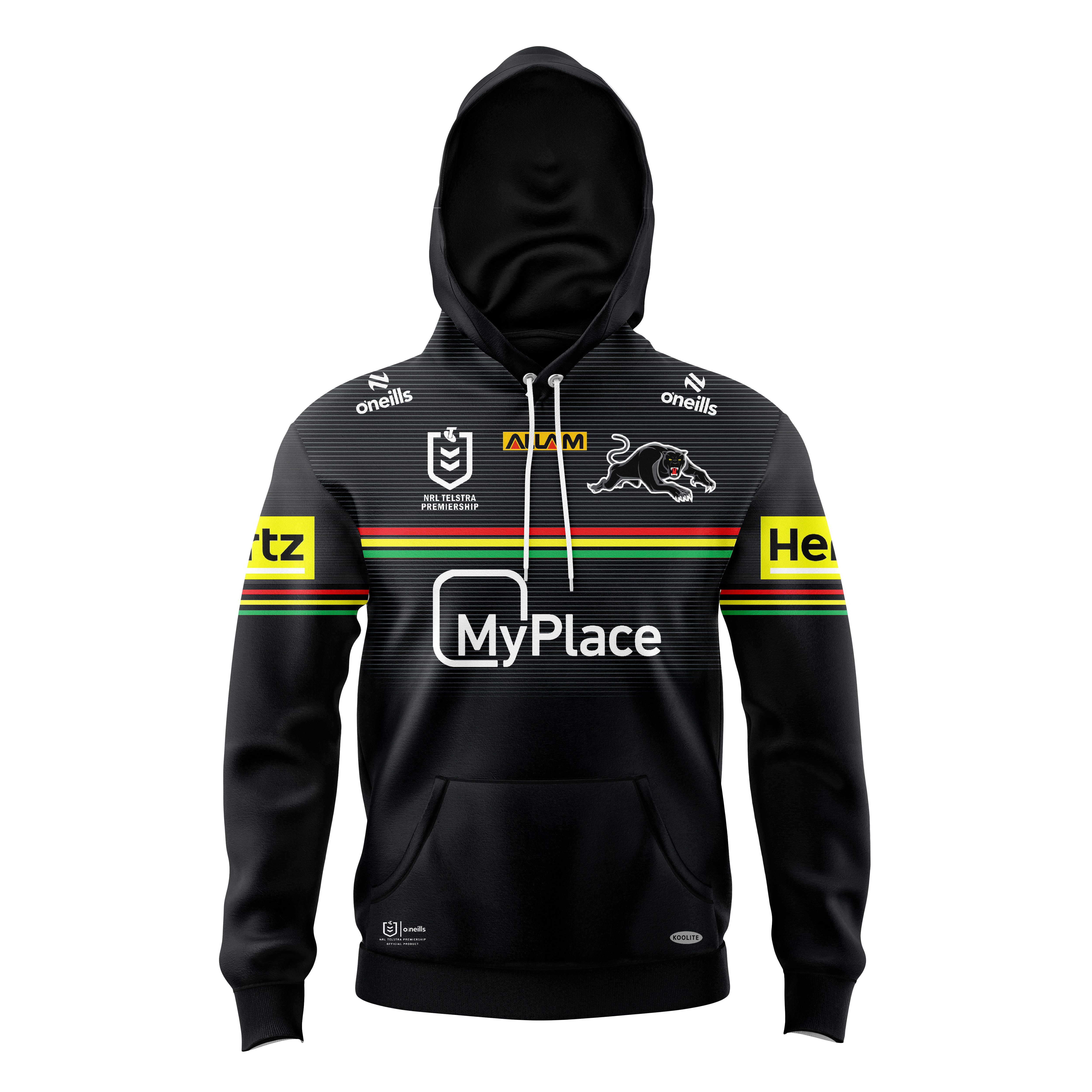 Kid's NRL Penrith Panthers 2024 Home Hoodie