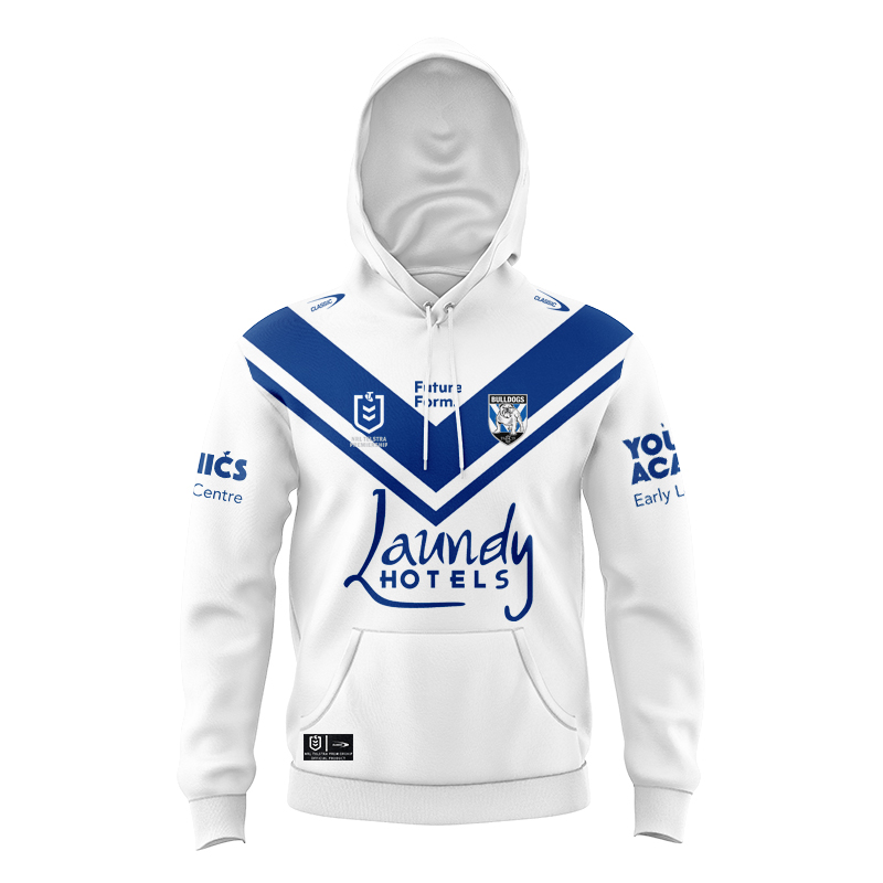 Kid's NRL Canterbury-Bankstown Bulldogs 2024 Home Hoodie