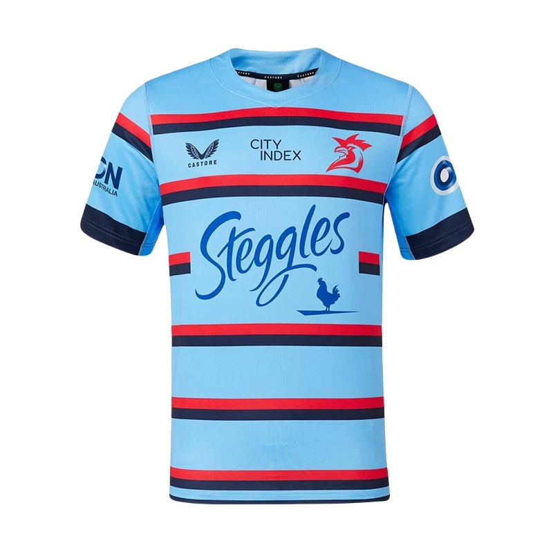 NRL Sydney Roosters 2024 Sky Blue Pro Training Jersey