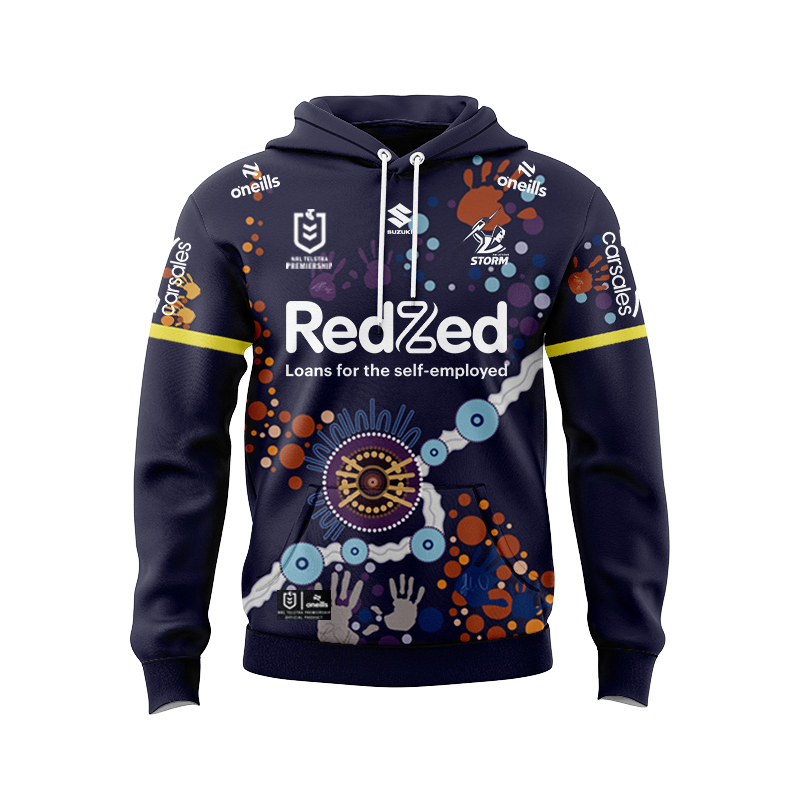 NRL Melbourne Storm 2024 Indigenous Hoodie