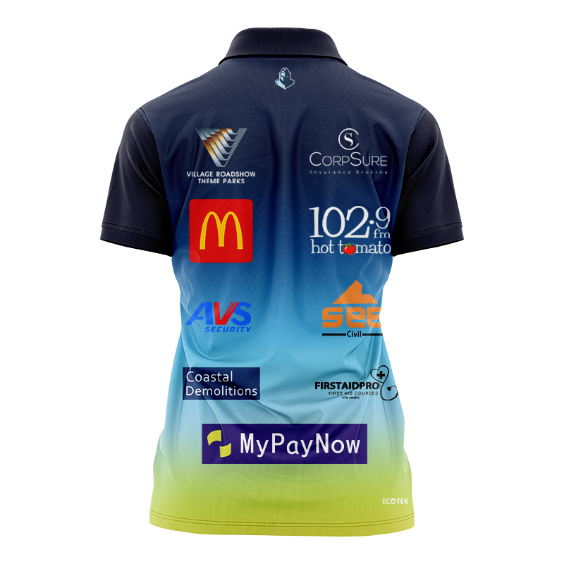 Women's NRL Gold Coast Titans 2024 Coaches Polo Shirt