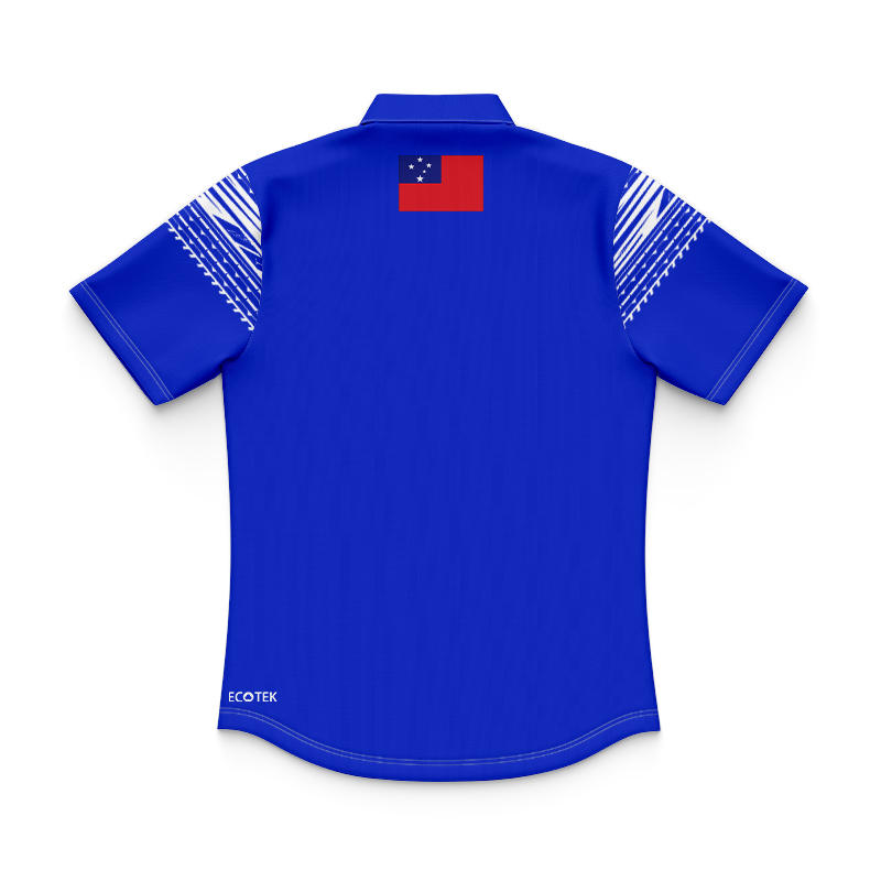Kid's Toa Samoa Rugby League 2023 Home Polo Shirt