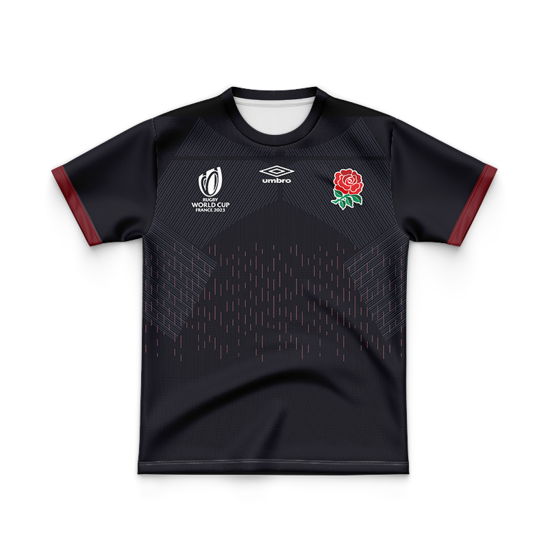 Kid's England Rugby 2023 Away Jersey