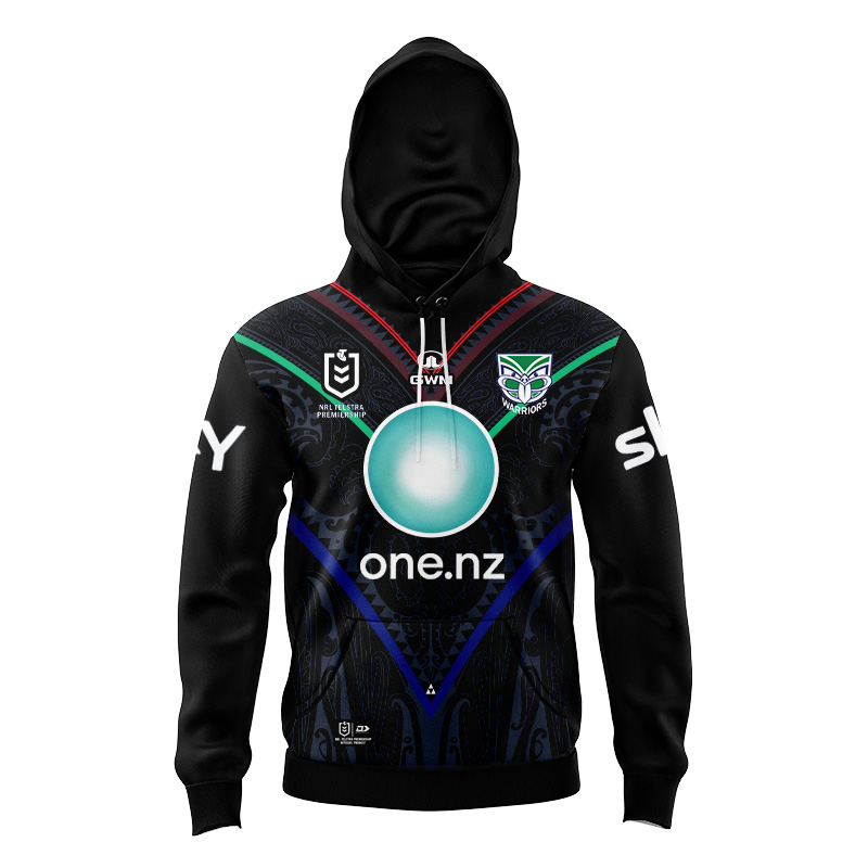 Kid's NRL New Zealand Warriors 2024 Indigenous Hoodie