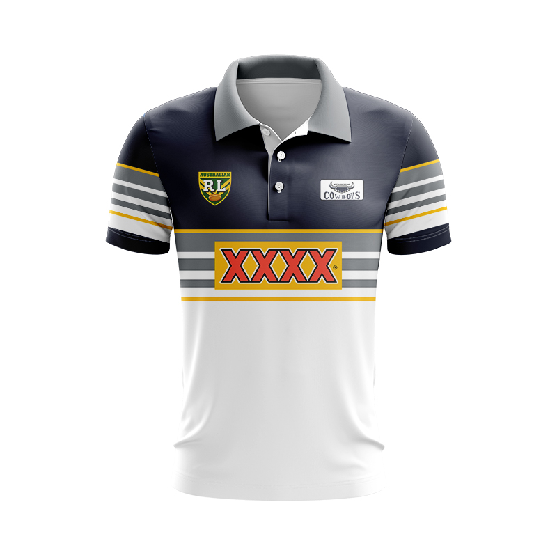 NRL North Queensland Cowboys 1995 Retro Polo Shirt
