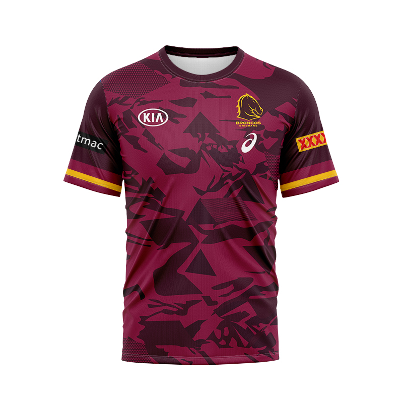 NRL Brisbane Broncos 2021 Round Jersey